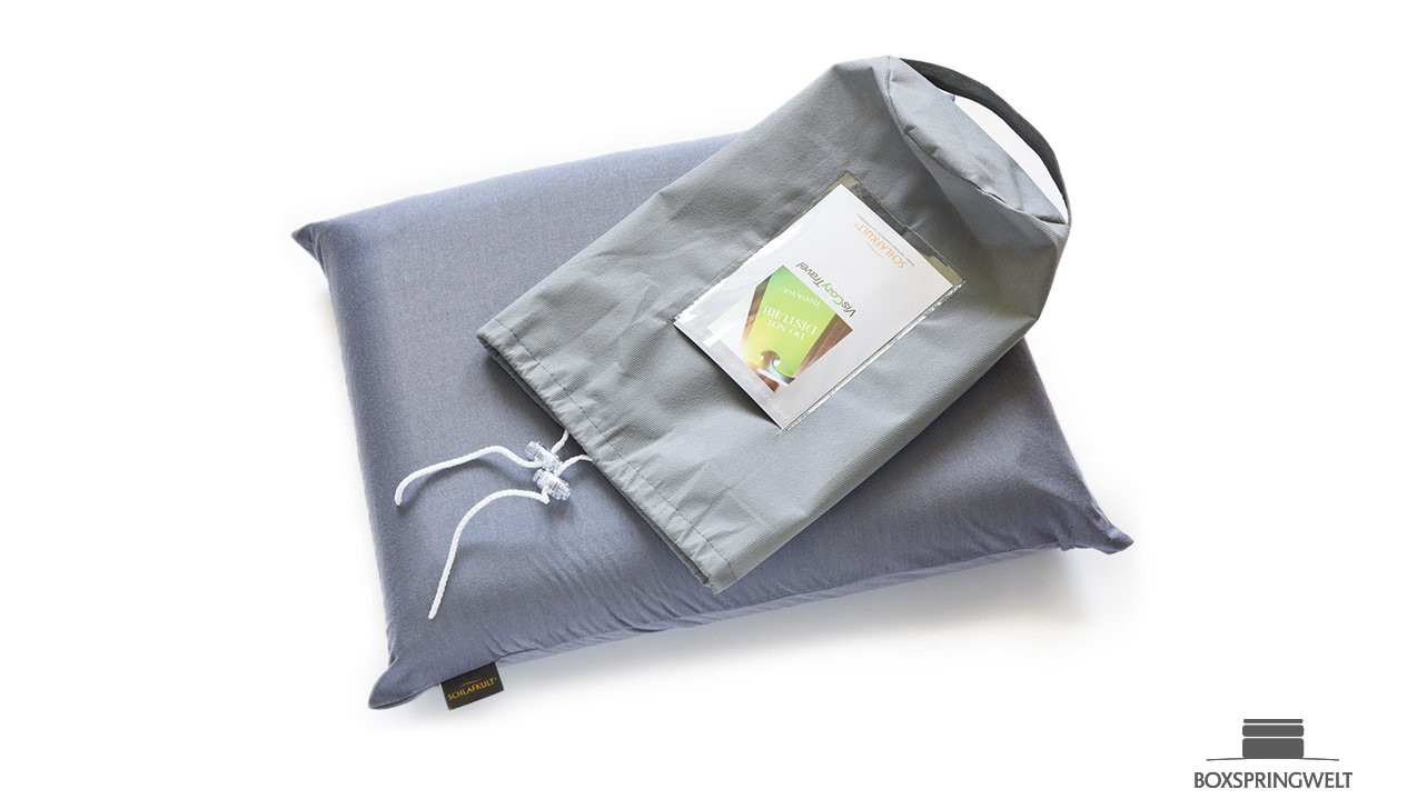 Reisekissen VisCozy Travel inklusive Tasche
