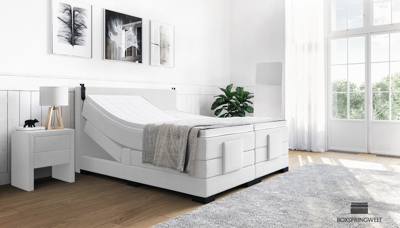 Boxspringbett Konrad mit Motor in Board Zink