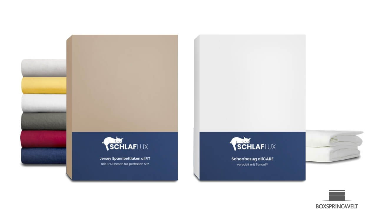 Schlaflux Spannbettlaken und Schonbezug im Set