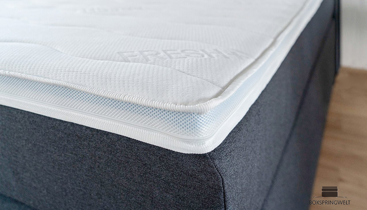 Gemütlicher Topper mit Klimabezug Fresh