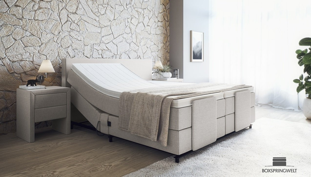 Boxspringbett Sven ohne Fußteil