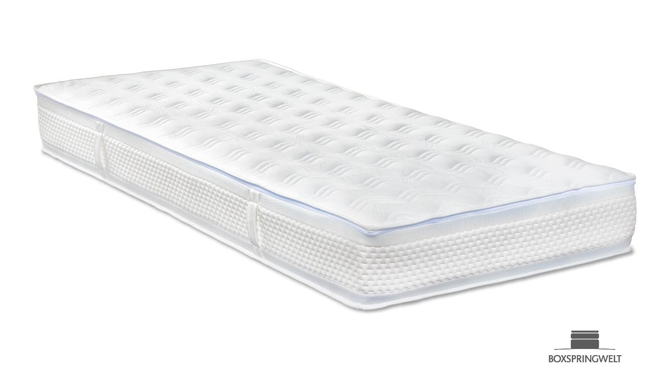 7-Zonen-Tonnentaschen-Federkernmatratze für besten Liege- und Klimakomfort