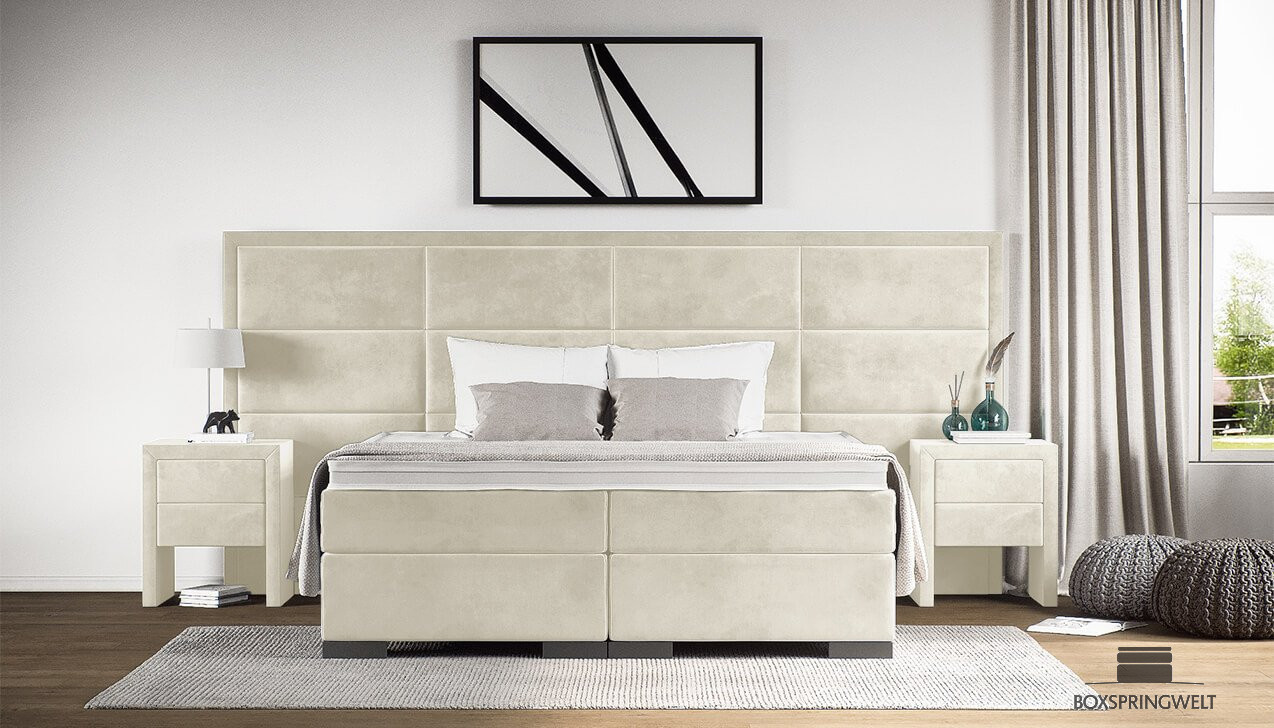Boxspringbett Vincent in Adore Natural