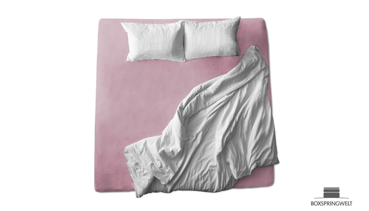 Schaflux Jersey Spannbettlaken in Altrosa