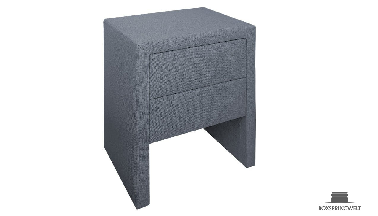 Web only Nachtkonsole in Denim, 2 Schubladen