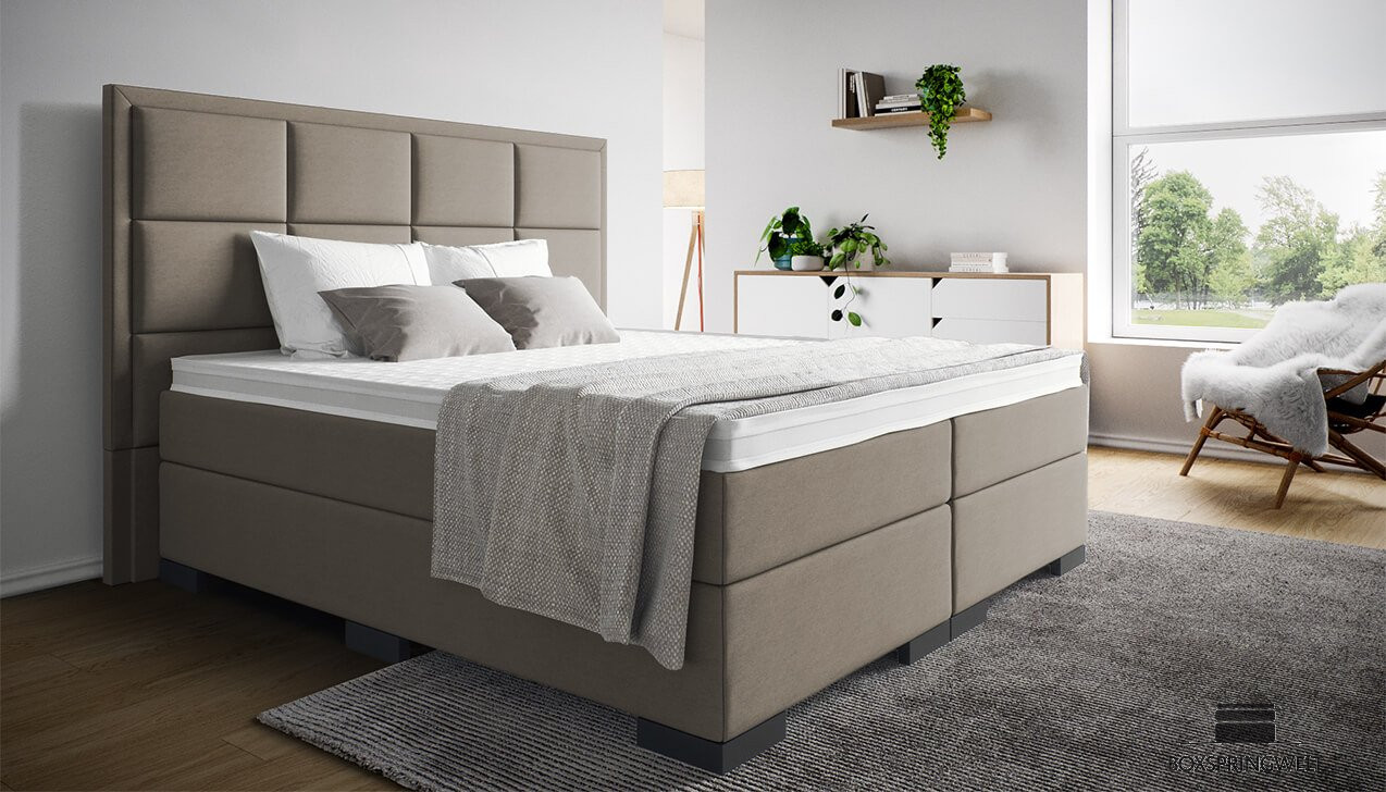 Boxspringbett Paul in Mine Liver