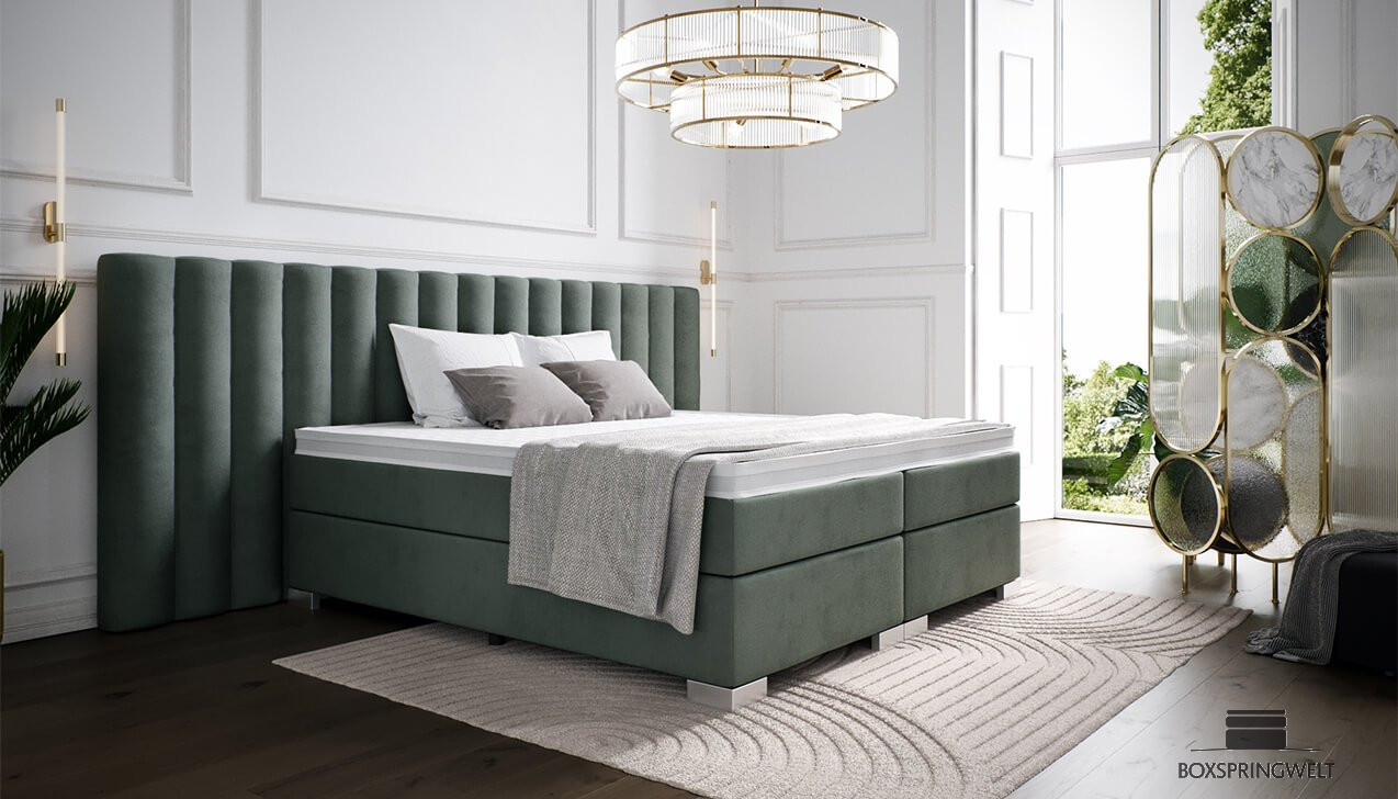 Boxspringbett Diana in Bezug Adore Niagara 