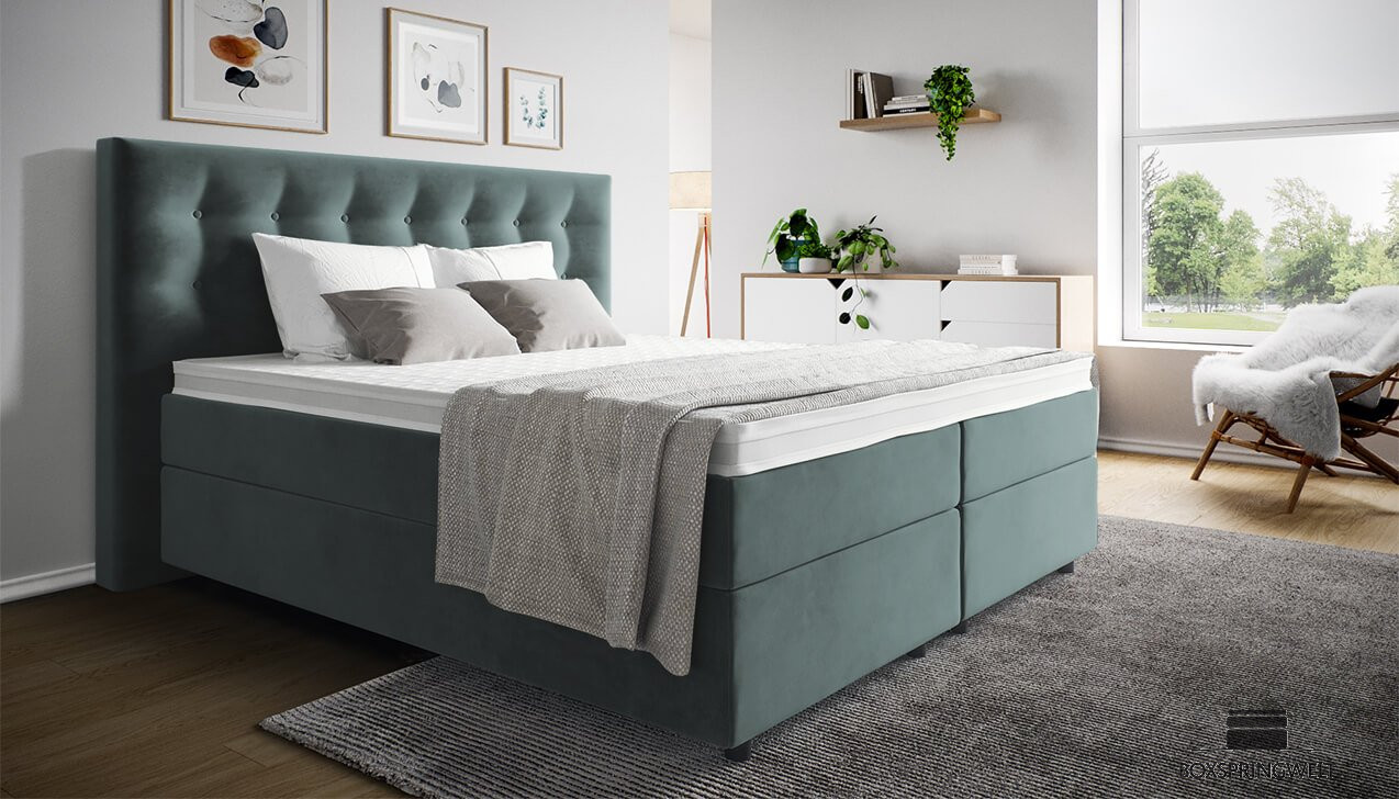 Boxspringbett Paul in Adore Niagara 