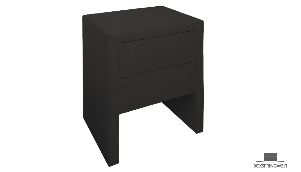 Web only Nachtkonsole in Onyx, 2 Schubladen