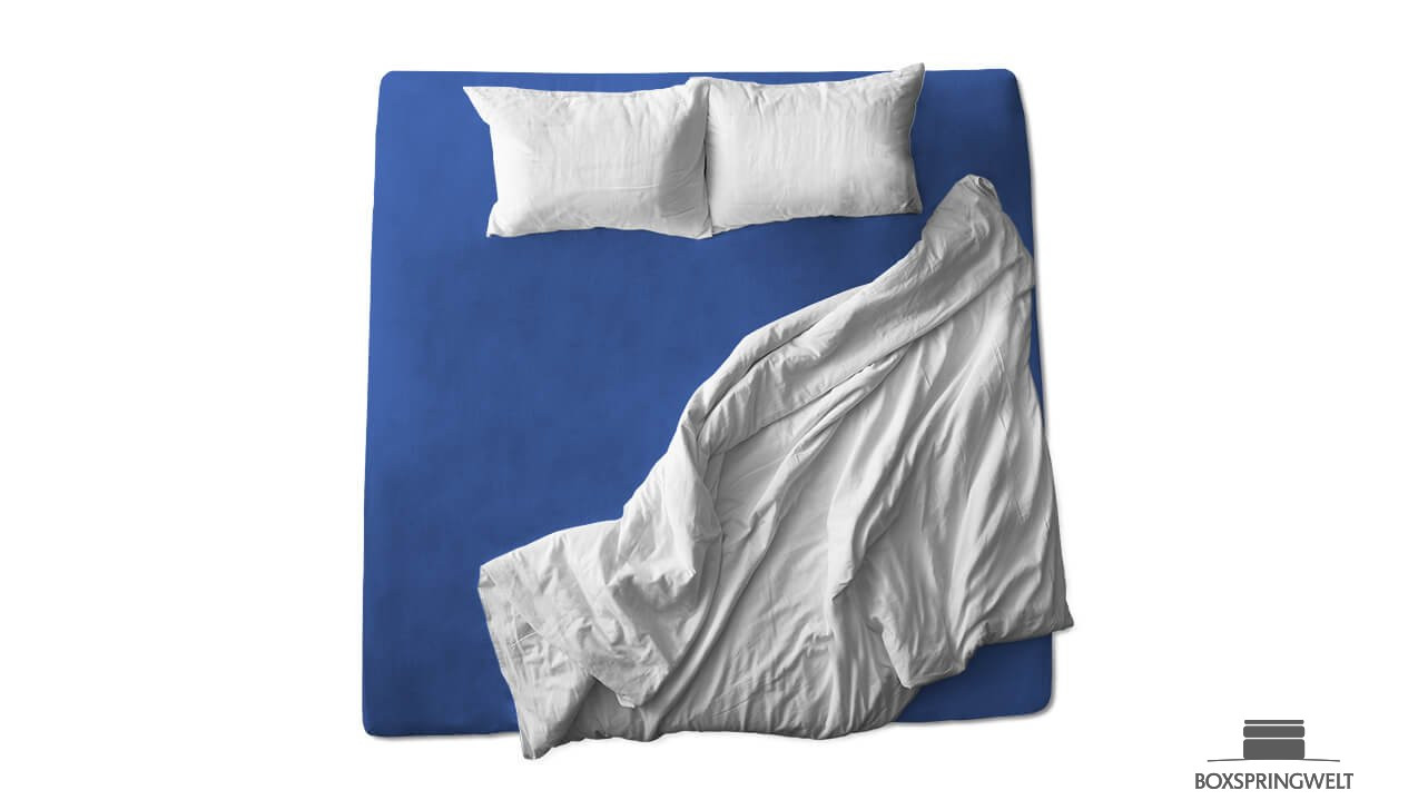 Schlaflux Jersey Spannbettlaken allFit in Royalblau