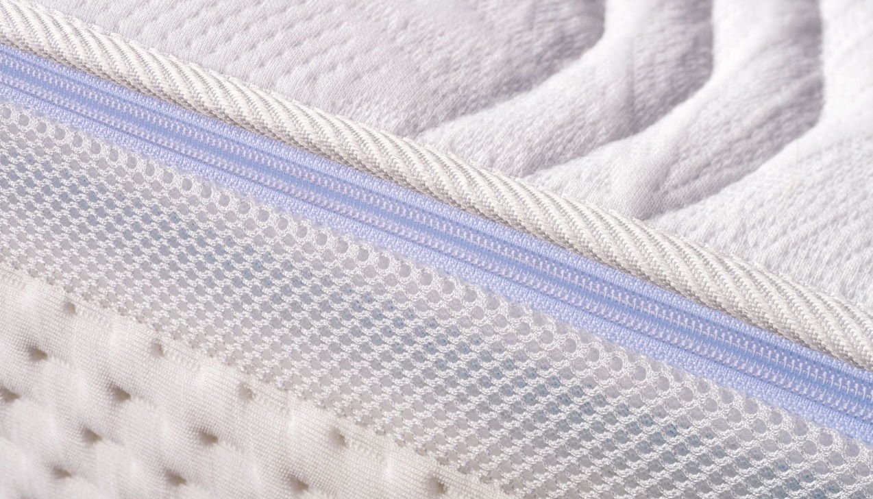 2x Band aus 3D-Gewebe für optimale Luftzirkulation