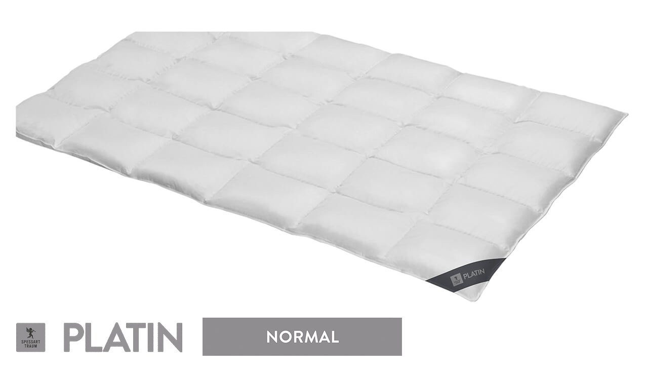Daunendecke „Platin“ All Season, Wärmeklasse 3, Ganzjahresdecke