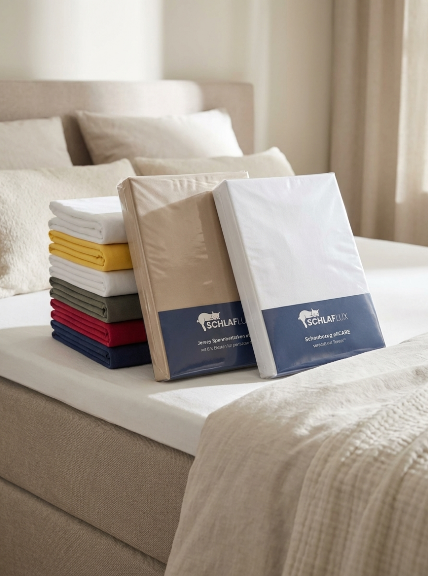 Set Spannbettlaken + Schonbezug