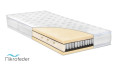 Mikrofederkern Matratze Ergo Soft 80x200 mit 750 Mikro-Federn pro m² und gemütlichem Schaumpolster