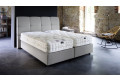 Boxspringbett „Carmen“ in Board Grau-Silber