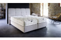 Luxus Boxspringbett „Carmen“ in Board Hellgrau
