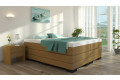 Boxspringbett Gustav ohne Kopfteil in Hellbraun