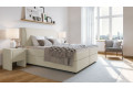 Boxspringbett Charlotte in Board Ecru