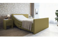 Boxspringbett Sven mit Motor in Olive