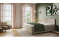 Boxspringbett Mia in Iadera Creme