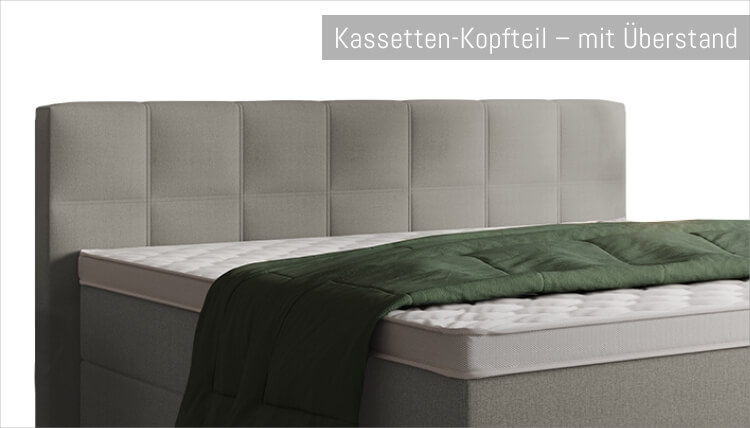 Kassetten - mit Überstand