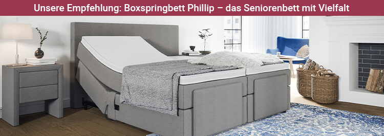 Boxspringbett als Seniorenbett