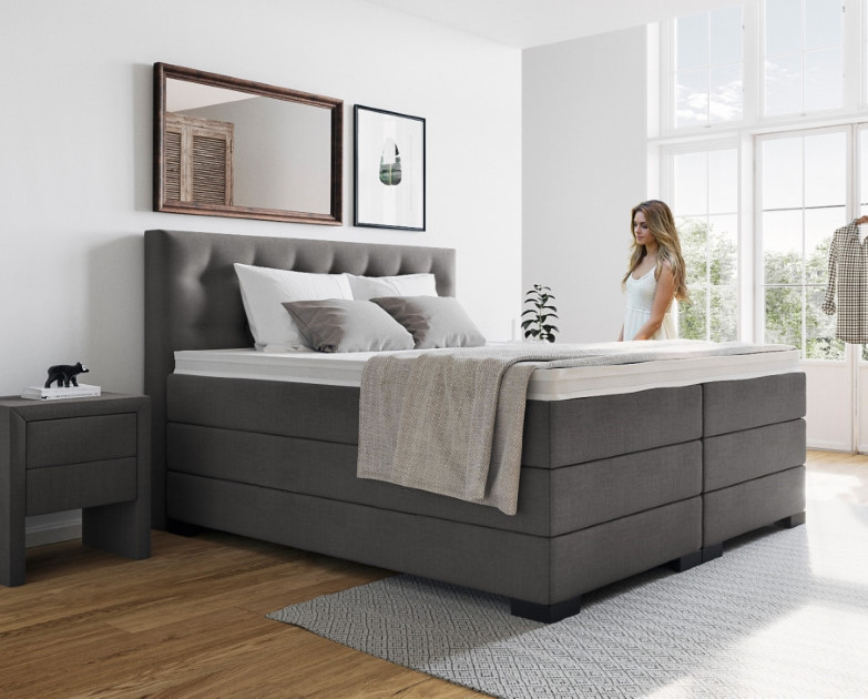 Hohes Boxspringbett