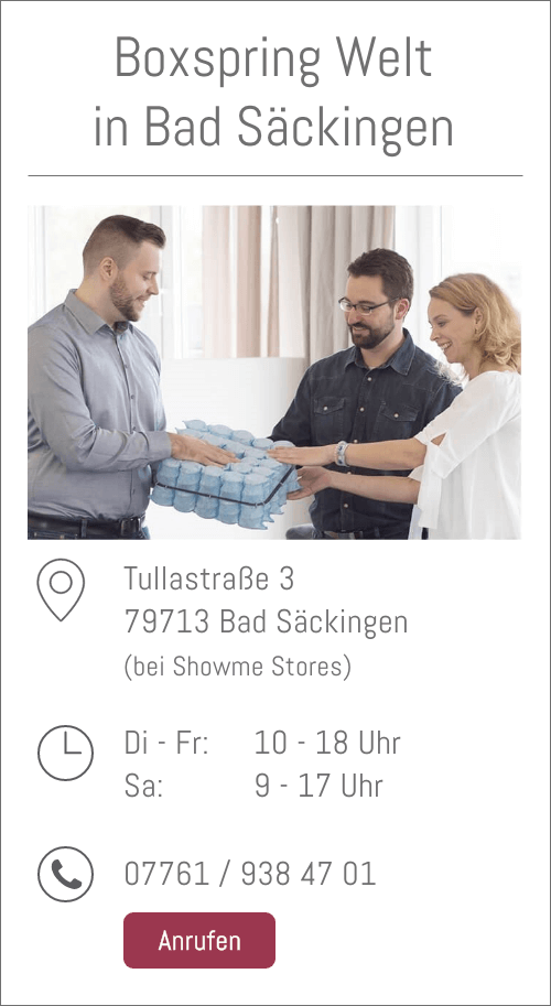 Boxspringbetten Fachgeschäft Bad Säckingen