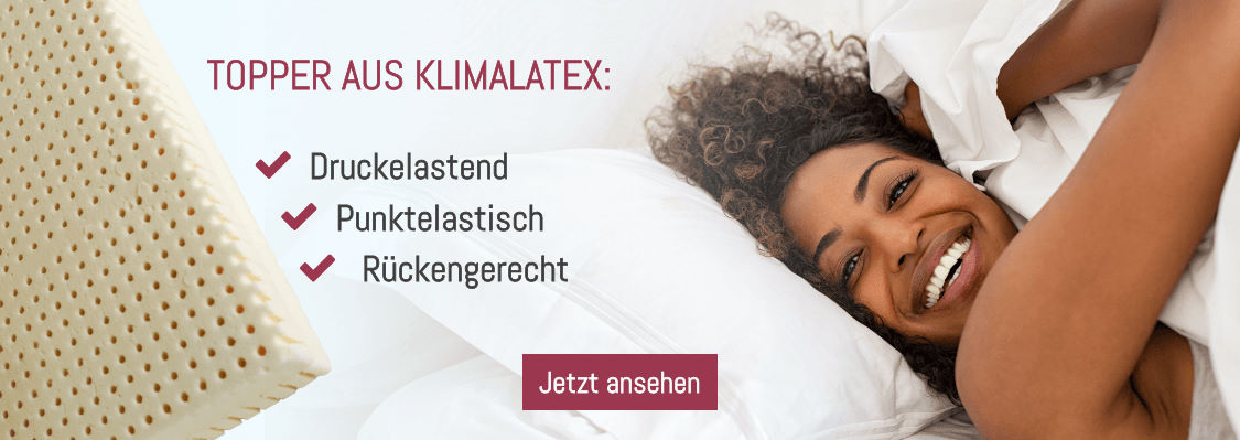 Topper aus Klimalatex
