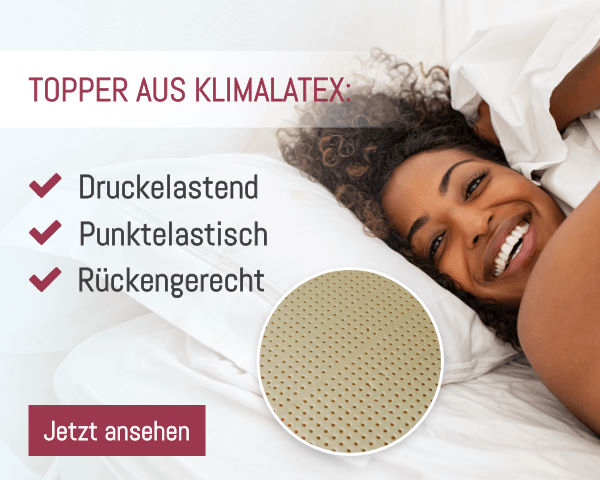 Topper aus Klimalatex