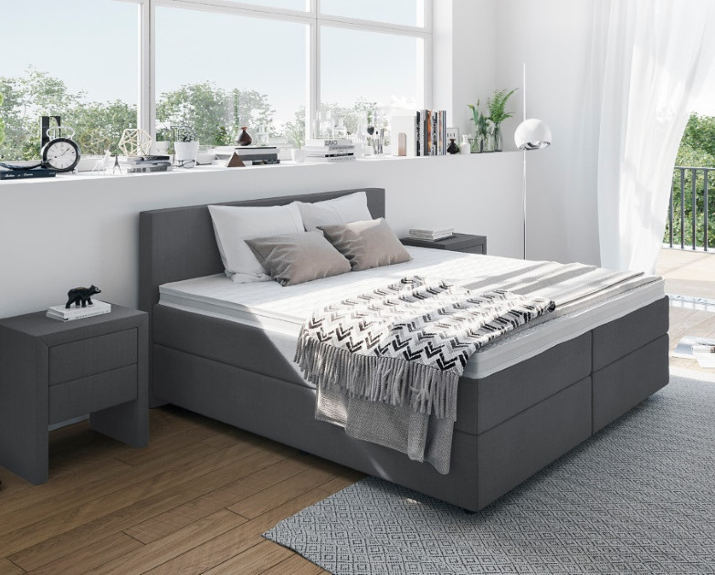 Mittelhohes Boxspringbett