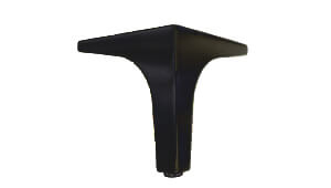 Winkelfuß Metall Schwarz